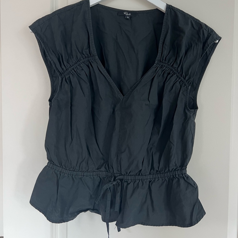 Rails black tank top